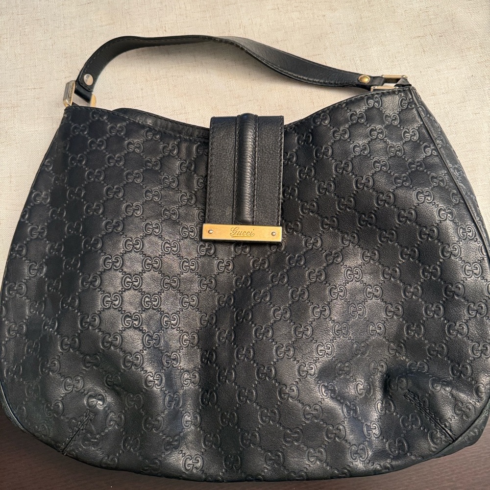 Gucci Black Leather Women's Bag